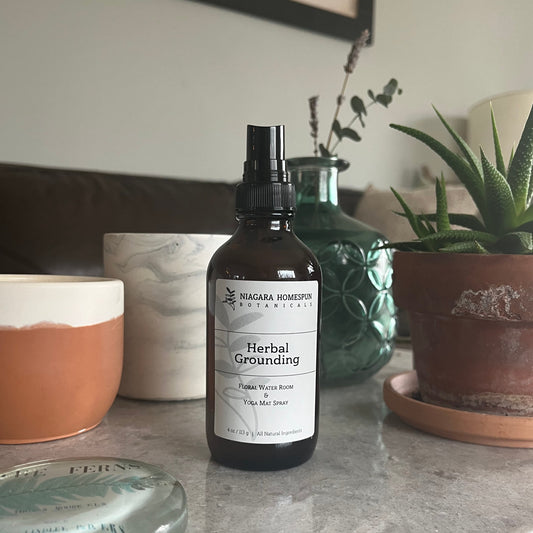 Herbal Grounding Yoga Mat and Room Spray