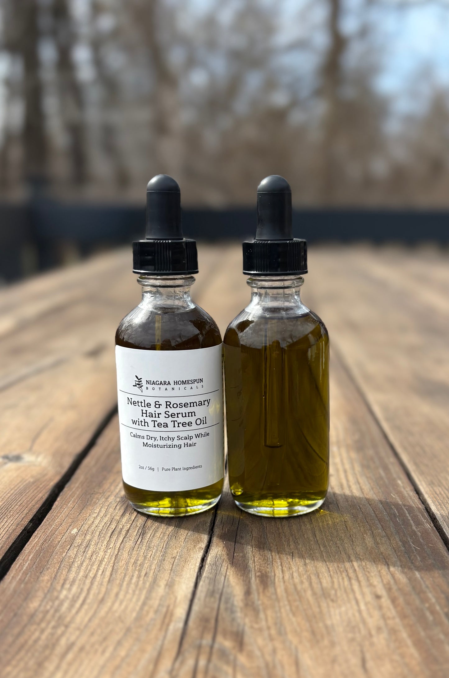 Nettle & Rosemary 
Hair Serum with Tea Tree Oil