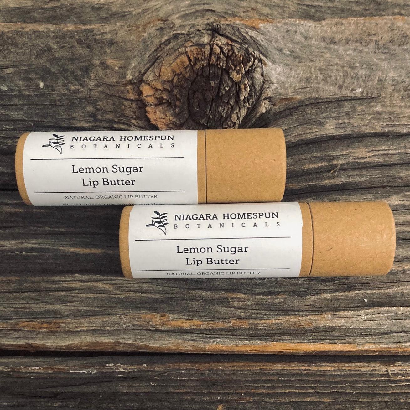 Lemon Sugar Lip Butter - Niagara Homespun Botanicals