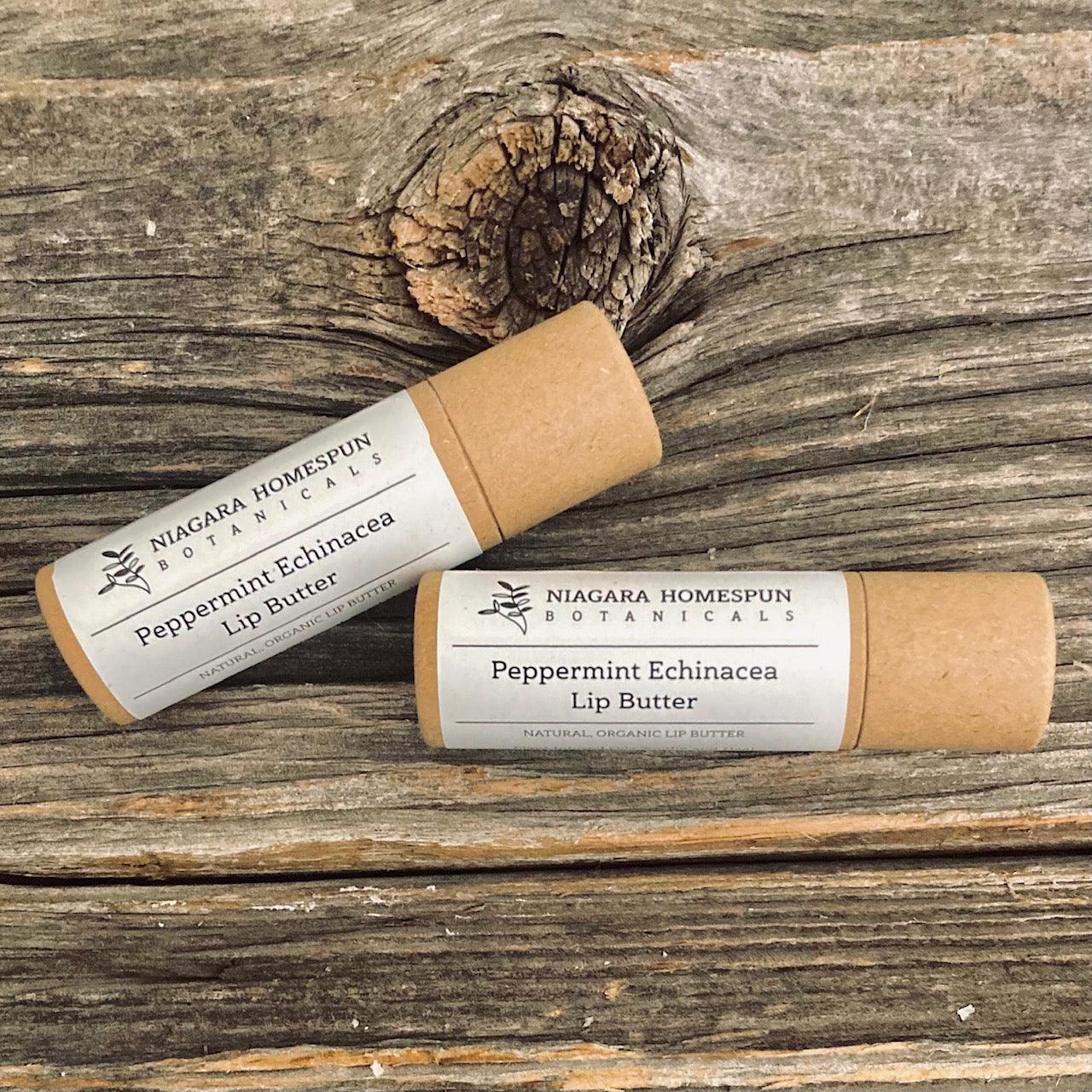 Peppermint Echinacea Lip Butter - Niagara Homespun Botanicals