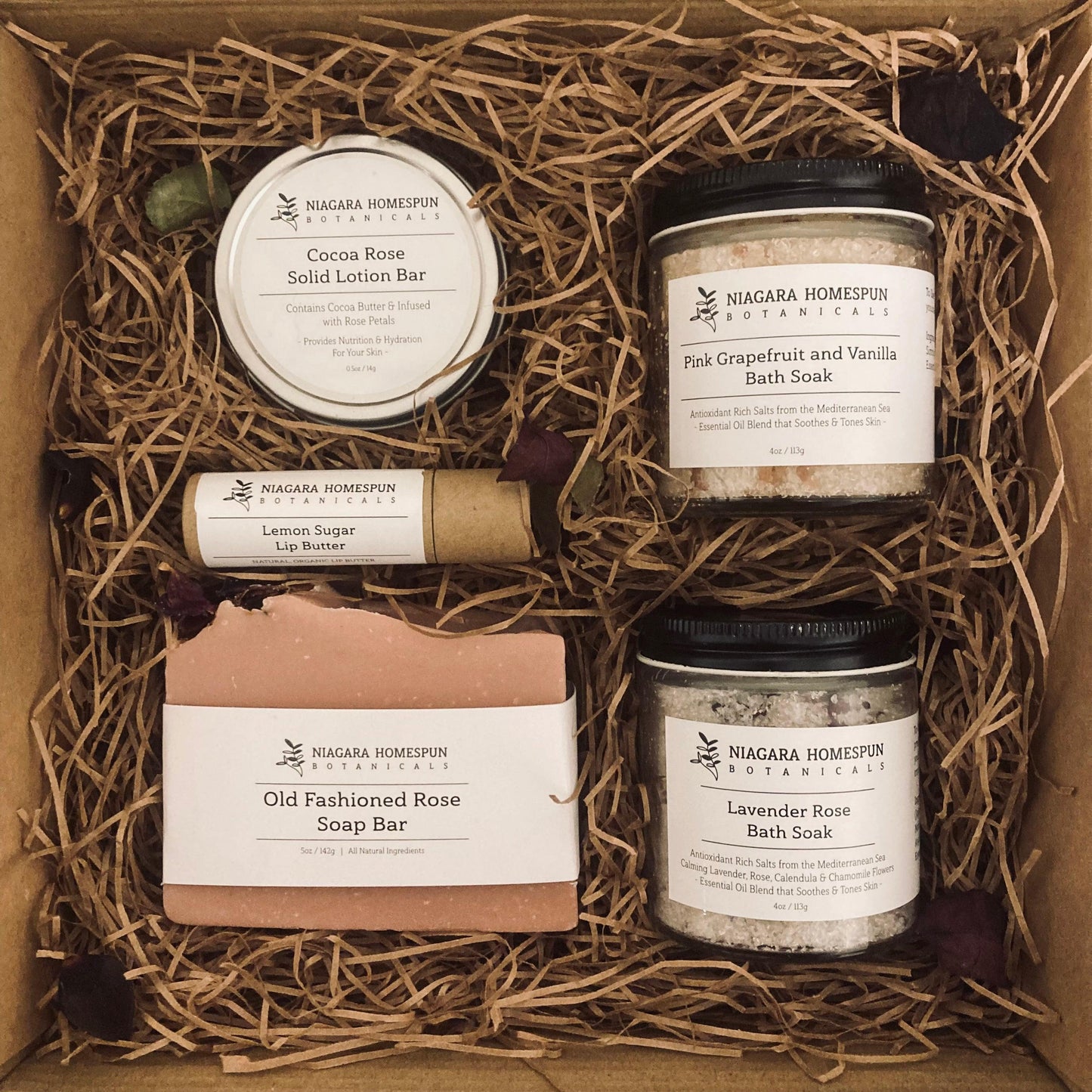 Mini Bath Soak Gift Set - Niagara Homespun Botanicals
