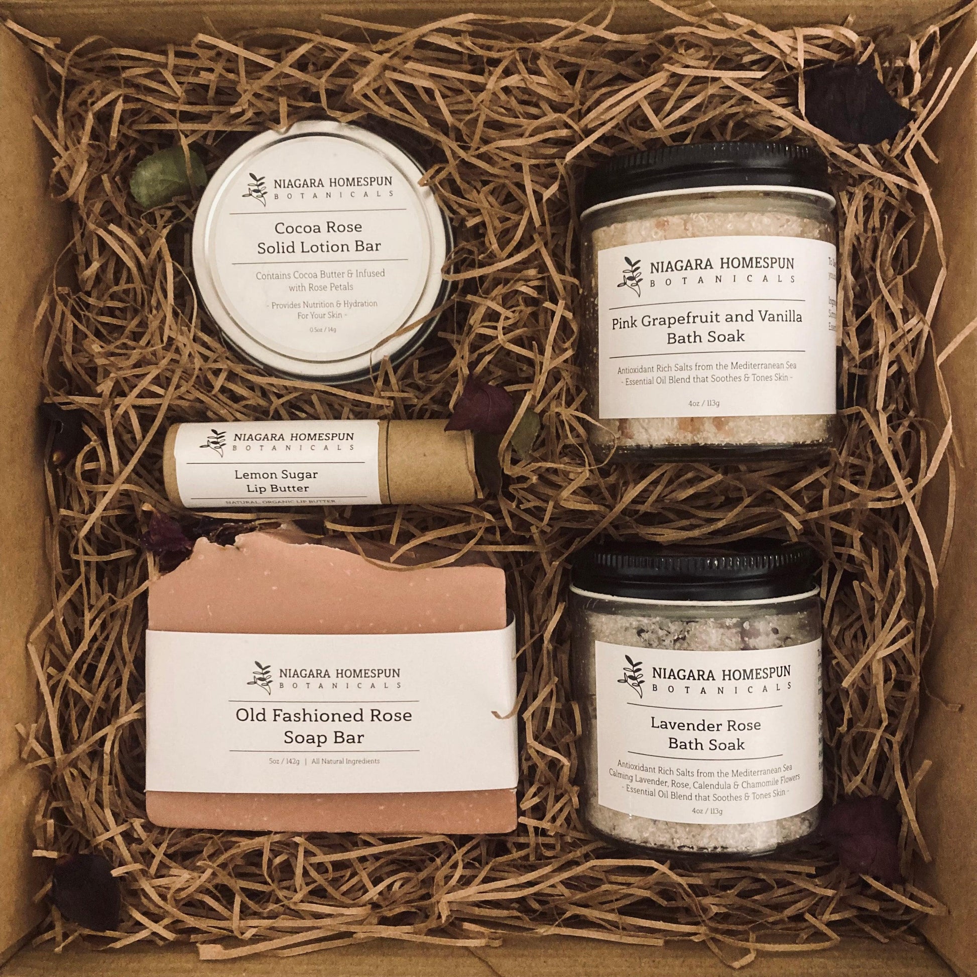 Mini Bath Soak Gift Set - Niagara Homespun Botanicals