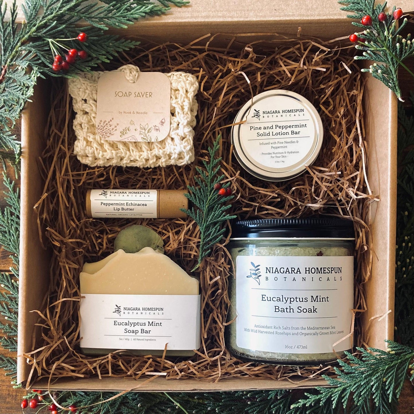 Gift Sets with Bath Soak - Niagara Homespun Botanicals
