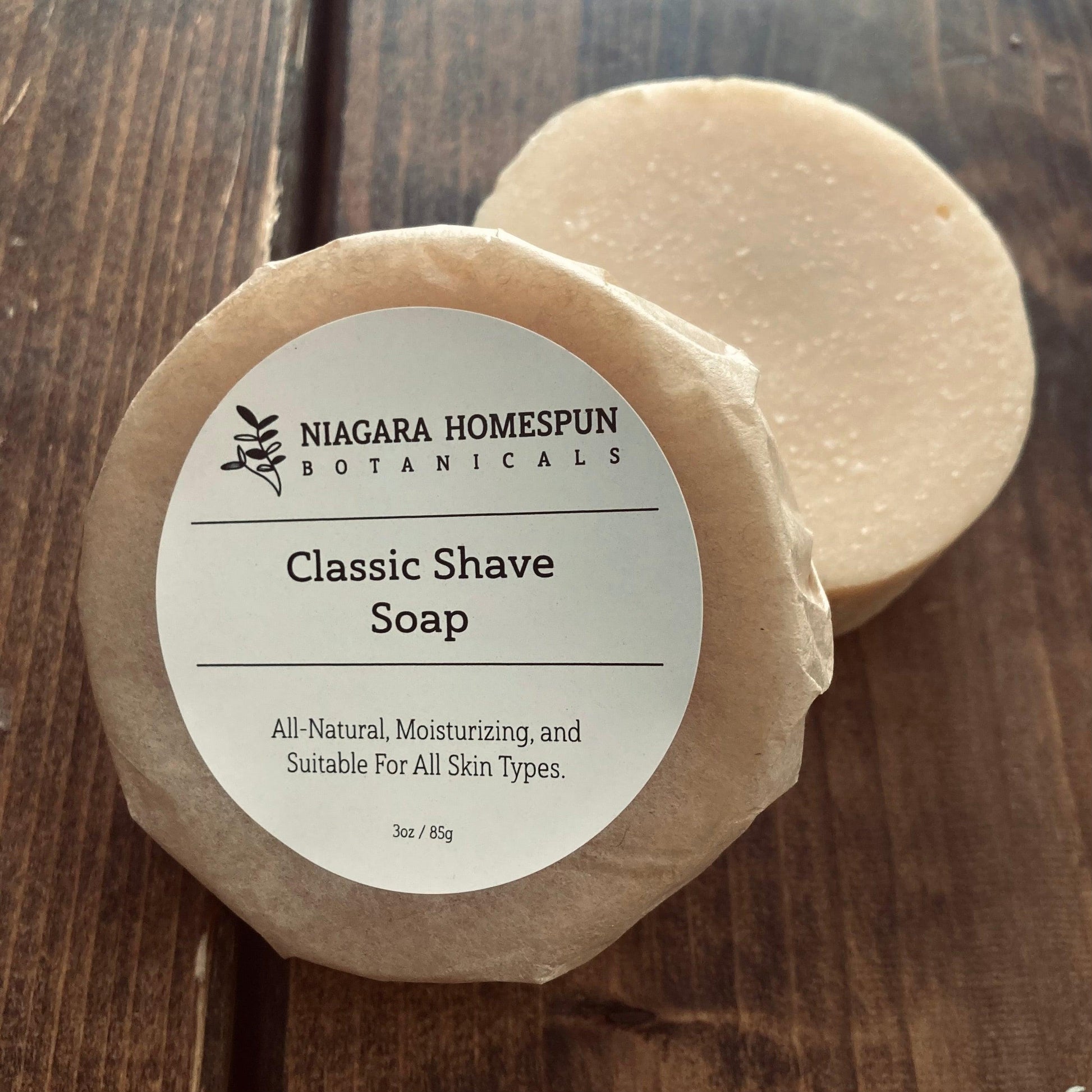 Classic Shave Bar - Niagara Homespun Botanicals