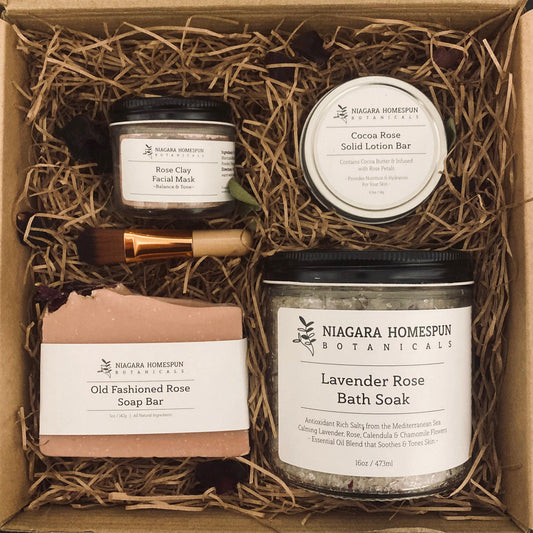 Rose Lover's Gift Set - Niagara Homespun Botanicals