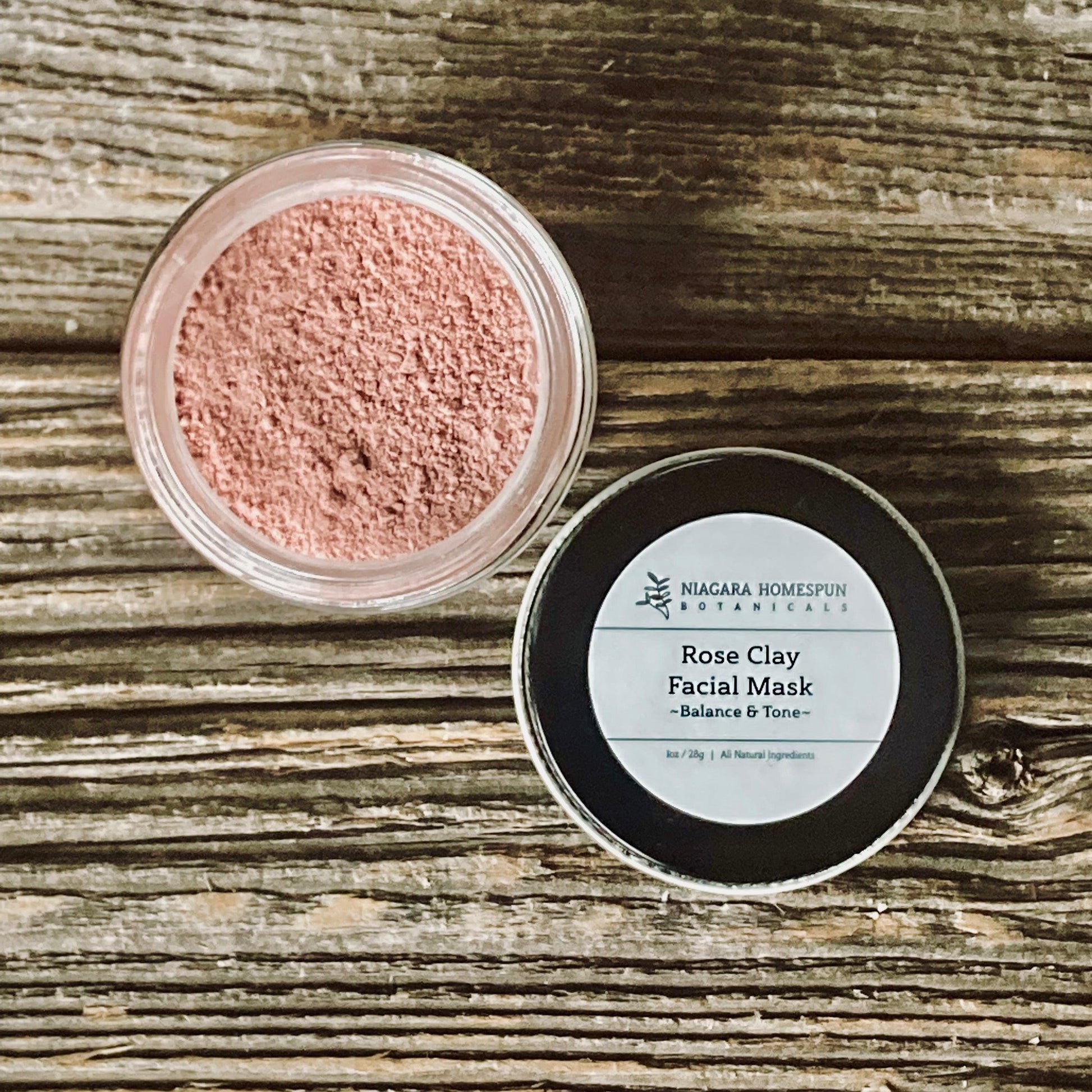 Rose Clay Facial Mask - Niagara Homespun Botanicals