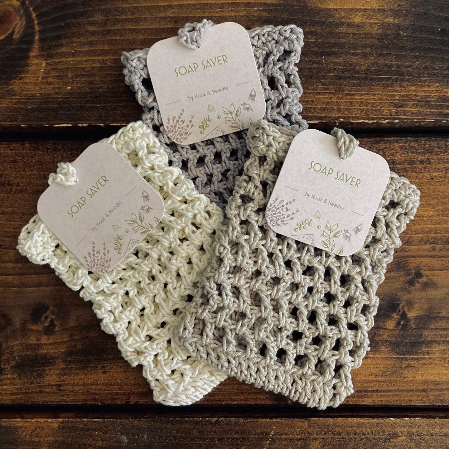 100% Cotton Soap-Saver Pouch - Niagara Homespun Botanicals