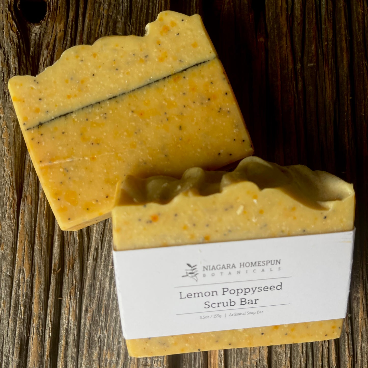 Lemon Poppyseed Scrub Bar