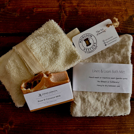 Linen & Loam Bath Mitt